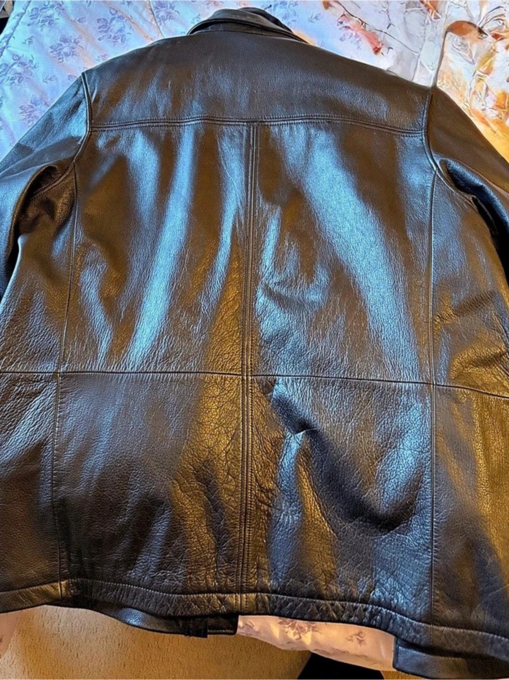 DANIER Men's Black Leather Jacket Like New